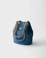 Small Prada Mariner suede bucket bag - Image 3